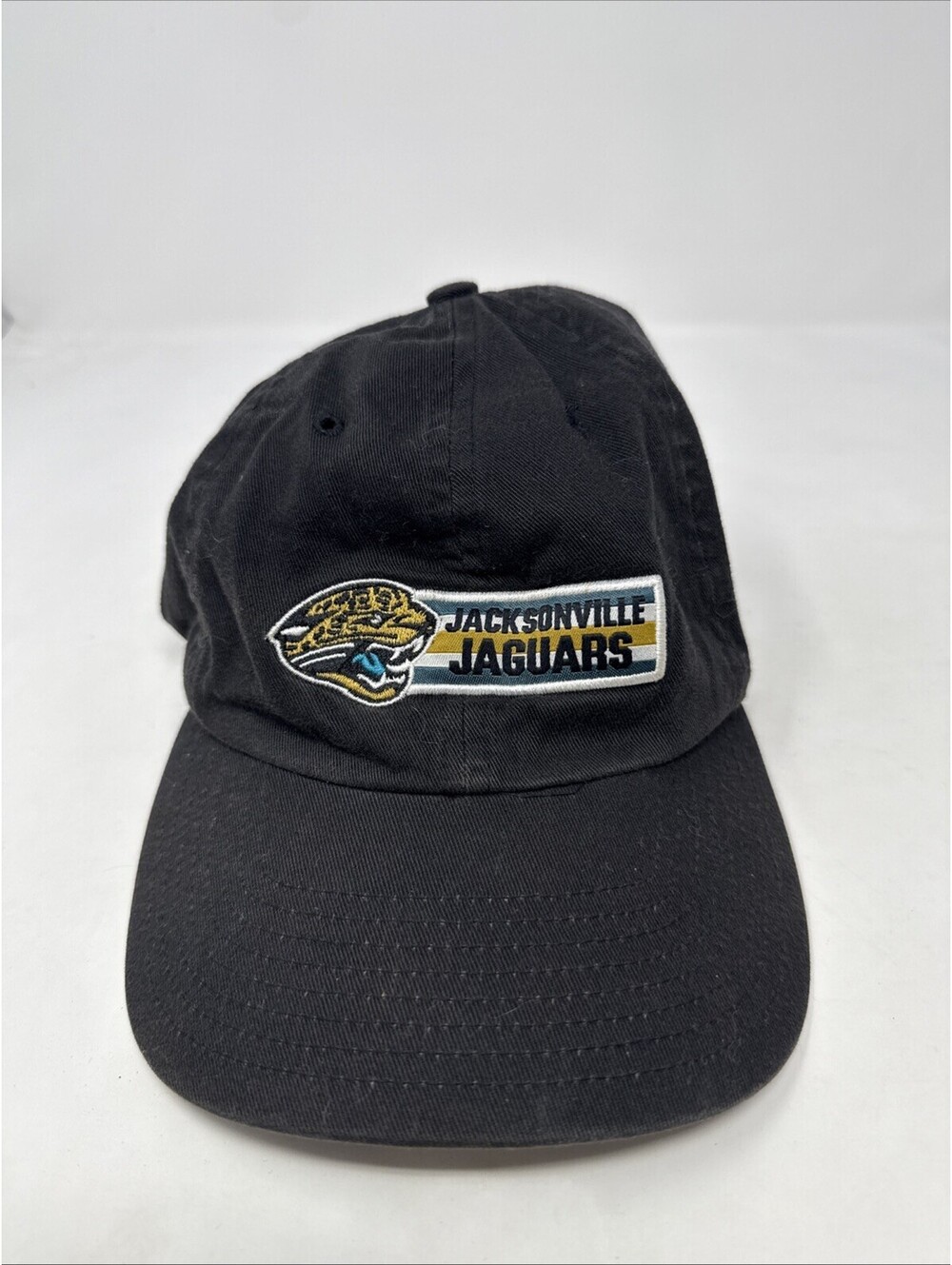 Jacksonville Jaguars Adidas Black Hat Cap Adjustable